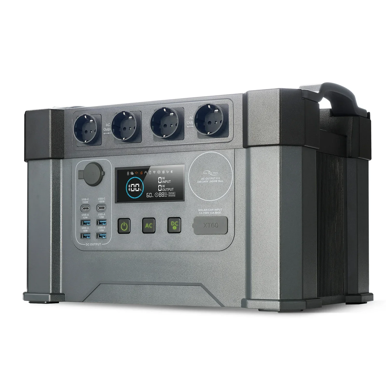 

Portable Power Station 1500W / 2000W / 2400W Emergency Backup High-power Power Supply for Home / Outdoor