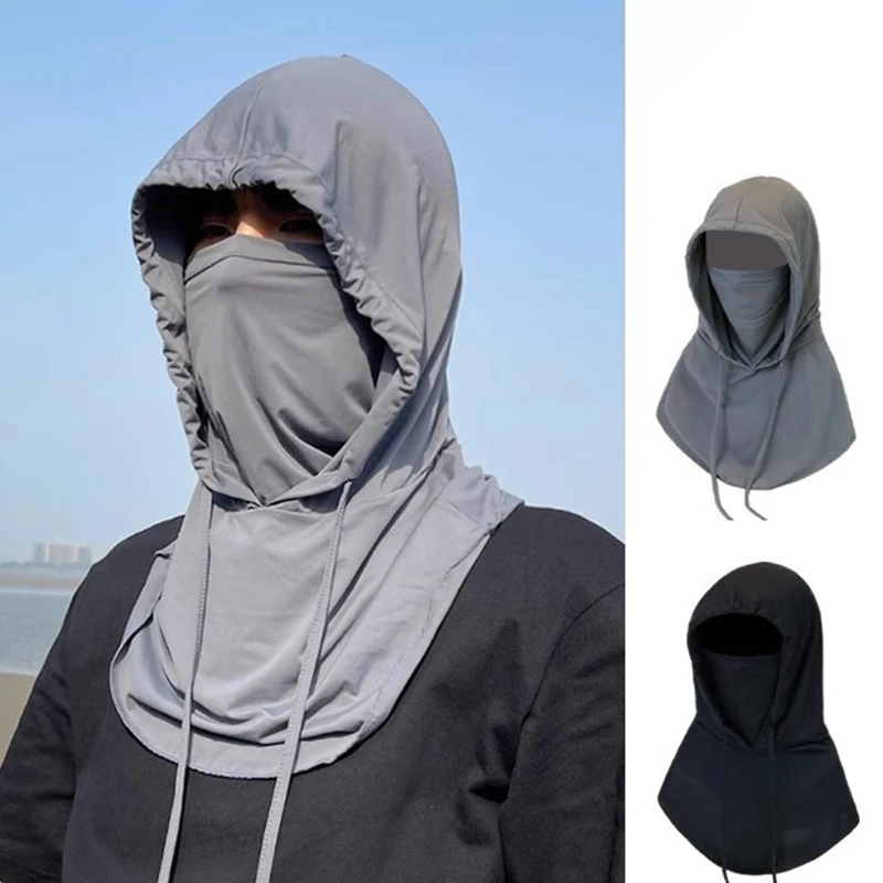 

Summer Hats For Women Sunscreen Outdoor Anti UV Cycling Beach Hat Female Floppy Foldable Ladies Hat Ice Silk Face Cover