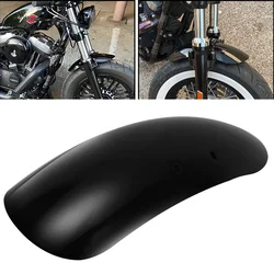Motorcycle Black Front Short Fender Mudguard Cover Accessories For Harley Forty Eight 48 XL1200X 2010-2020