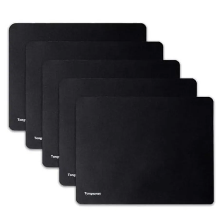 

5 Pack Mouse Pad, Ultra-Smooth Gaming Mousepad, Non-Slip Rubber Base Waterproof Mousepads Bulk, Wireless Mouse Mat for Desk, La
