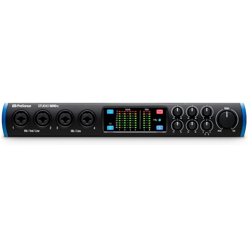 Studio 1810c 18x8, 192 kHz, USB Audio Interface with Studio One Artist and Ableton Live Lite DAW Recording Software