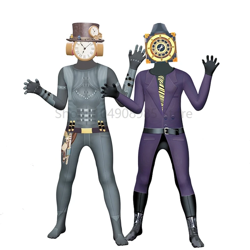 

Toilets Clockwoman Cosplay For Girl Game Halloween Costume Toilets Big Clockman Cosplay For Boy