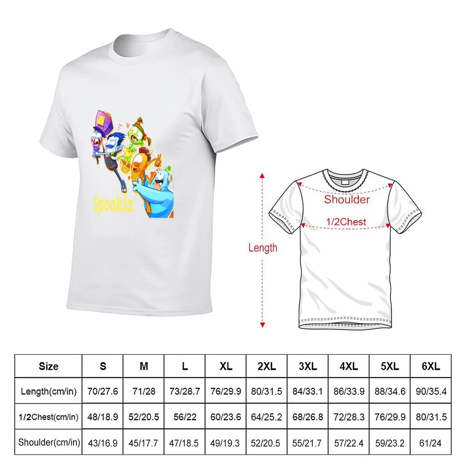 Spookiz T-Shirt man graphic t shirt men t shirt cotton 100% T-Shirt