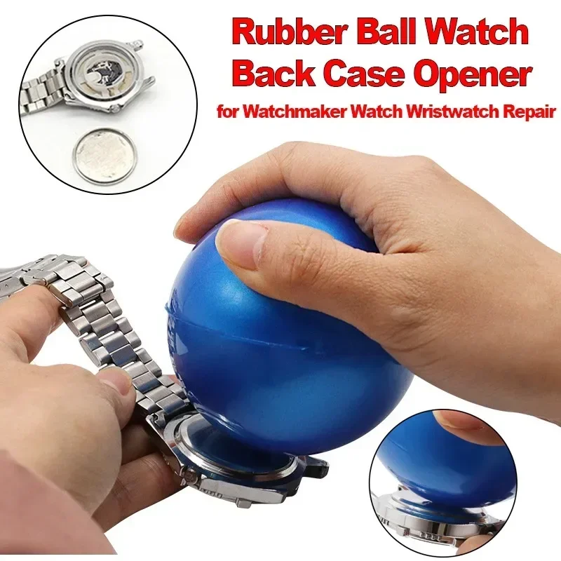 1Pc Screwing Ball Type Watch Friction Sticky Back Case Cover Opener Watch Friction Ball Rubber Watch Repair Tool for Watchmakers image 4