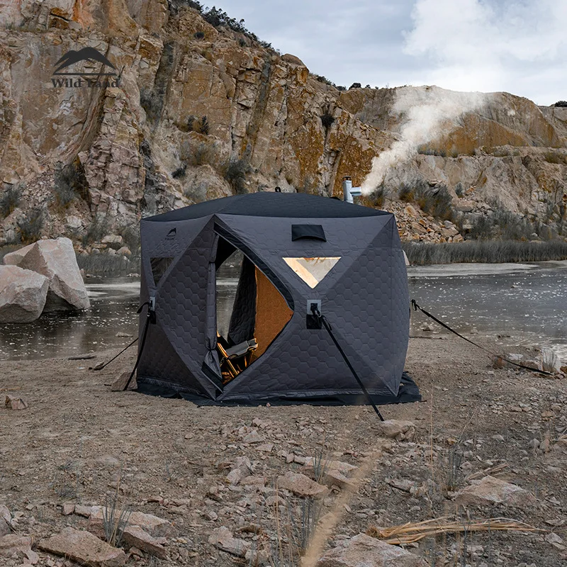 1pcs Warm and cold-proof Thickened fishing house Windproof outdoor camping Ice fishing Winter tent