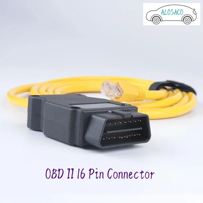 Used for BMW ENET Coding Cable ENET Ethernet to OBD2 Diagnostic Interface Cable ICOM Coding F-Series Enet Connector Stable