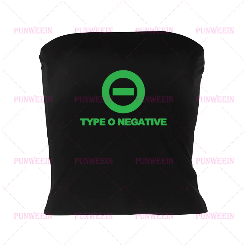 Type O Negative Vintage Y2k Dead Again 90s slim top Harajuku Goth Graphic Black Rock hip hop Streetwear sexy Punk club Tank Tops