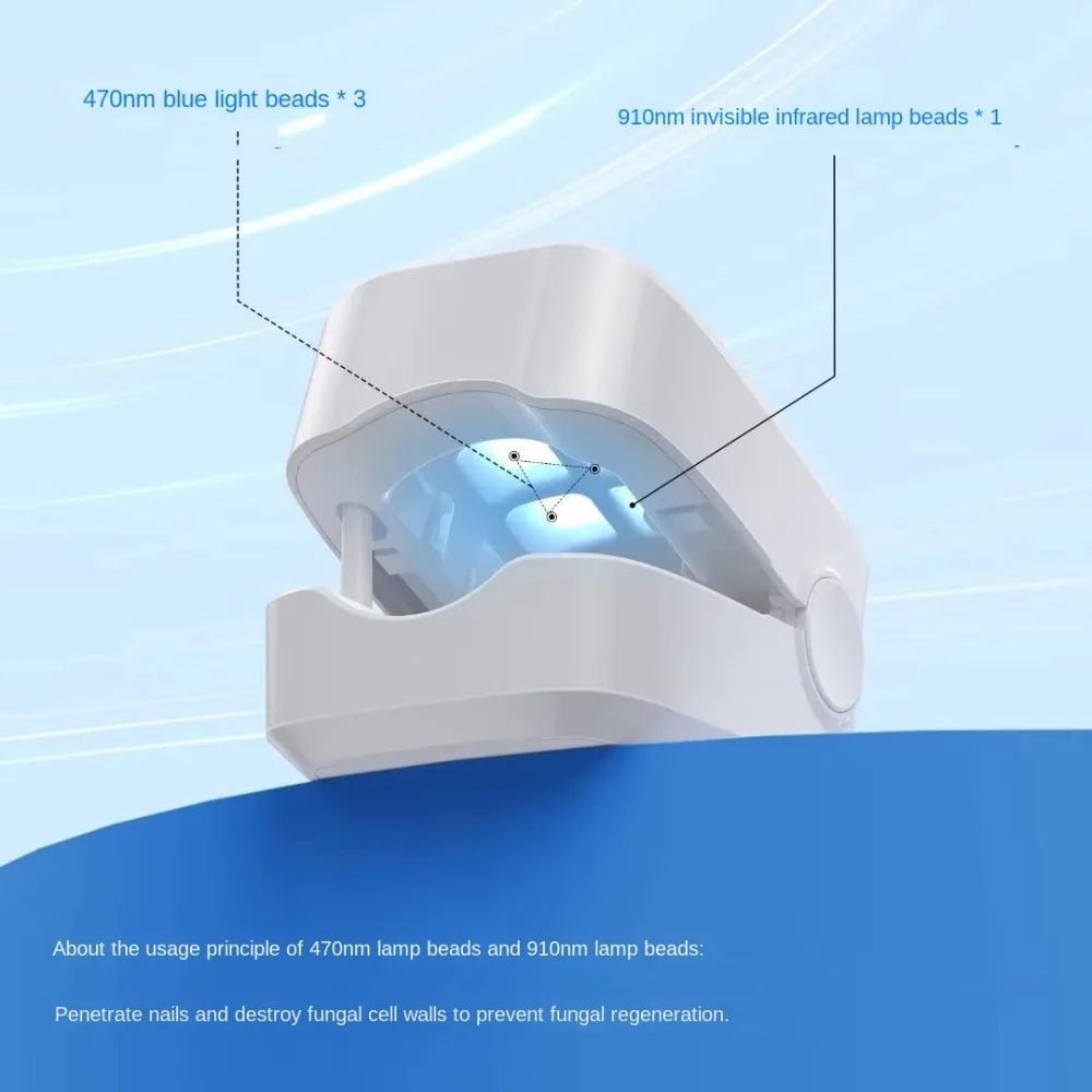 Neue Reinigung Laser Gerät Wiederaufladbare Nagel Pilz Nagel Behandlung Entfernen Entferner Werkzeug