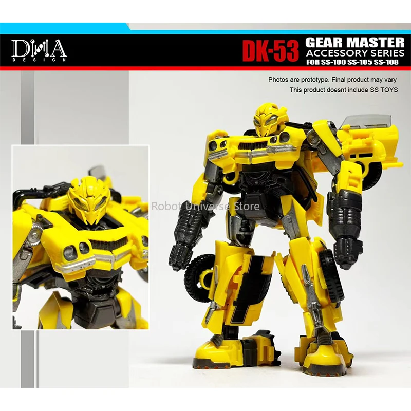 DNA DK-53 dk53 Upgrade Accessory Kit for Transformers SS100 Bumblebee, SS105 Mirage, SS108 Wheeljack