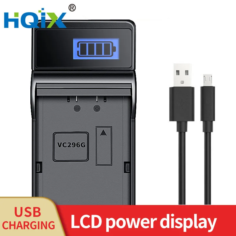 

HQIX for JVC GY-HC500 GY-HC550 Camera BN-VC296G Battery Charger