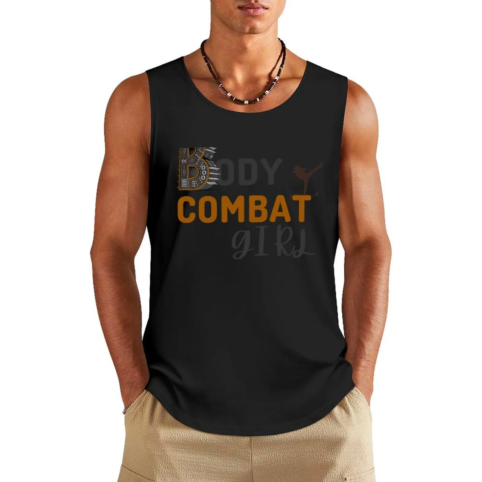 BodyCombat Girl Tank Top tops sleeveless shirt man gym T-shirt sports