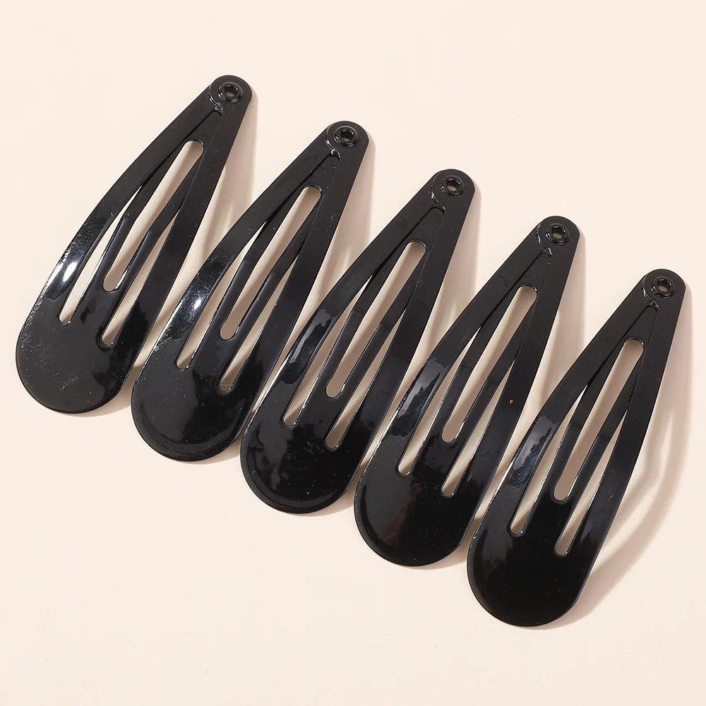 BABY BOWS 50Pca لطيف الفتيات المفاجئة مقاطع الشعر للأطفال بلون الأساسية إكسسوارات الشعر وصفات الإناث BB دبابيس الشعر كله