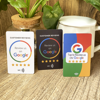 Social Media Instagram Facebook Linked in Universal NFC Tap Cards Increase your Reviews Google Review Card