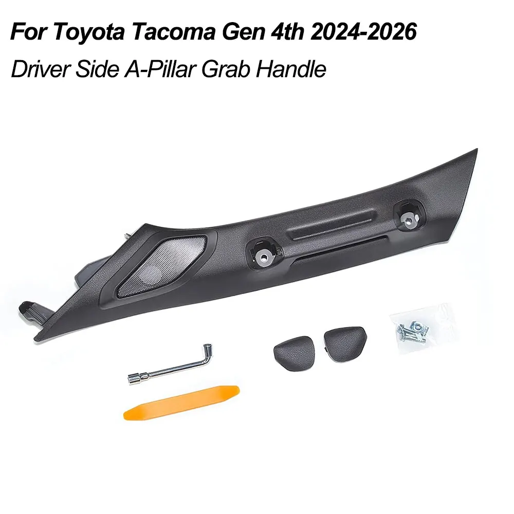 

Car Driver Side A-Pillar Grab Handle For Toyota Tacoma Gen 4th 2024 2025 2026 Matches Passenger Side OEM-Style Texture