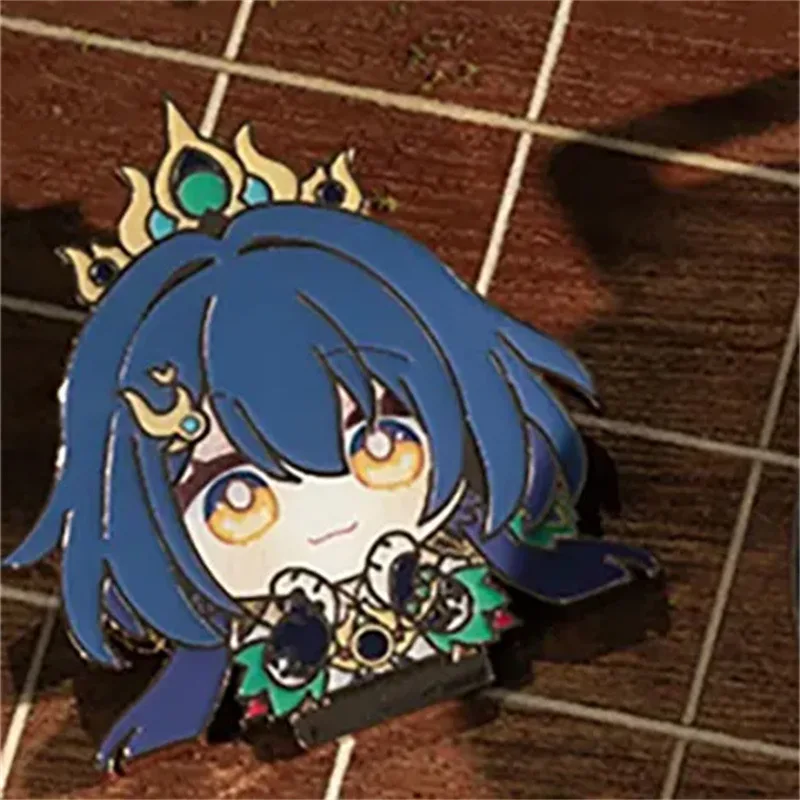 ستار دوم السكك الحديدية الشارة المعدنية لـ Jing Yuan Yan Qing Huo Huo حول لعبة الرسوم المتحركة رائعة في الشخصية #3