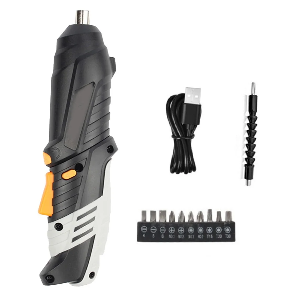 

DIY Screwdriver Cordless Drill Driver 1300mAh Li-Ion Battery 3.6V Torque Force 90 -180 Rotation Handle Built-in Working Light