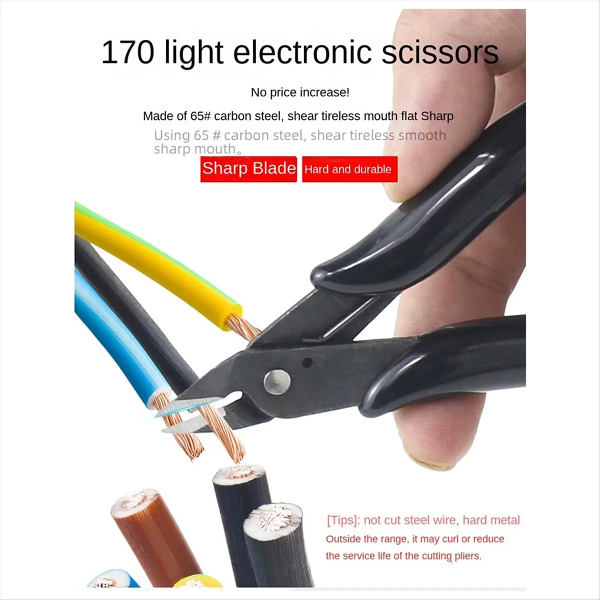 

2025 New+ 170 Diagonal Pliers, Industrial Grade Electronic Pliers, Pliers, Water Outlet Diagonal Pliers