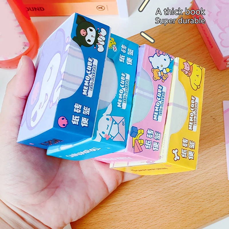 Cartoon Creative Note Paper Message Stickers Kawaii Lovely Anime N Times Sticky Notes Student Notepad Stationery School Supplies