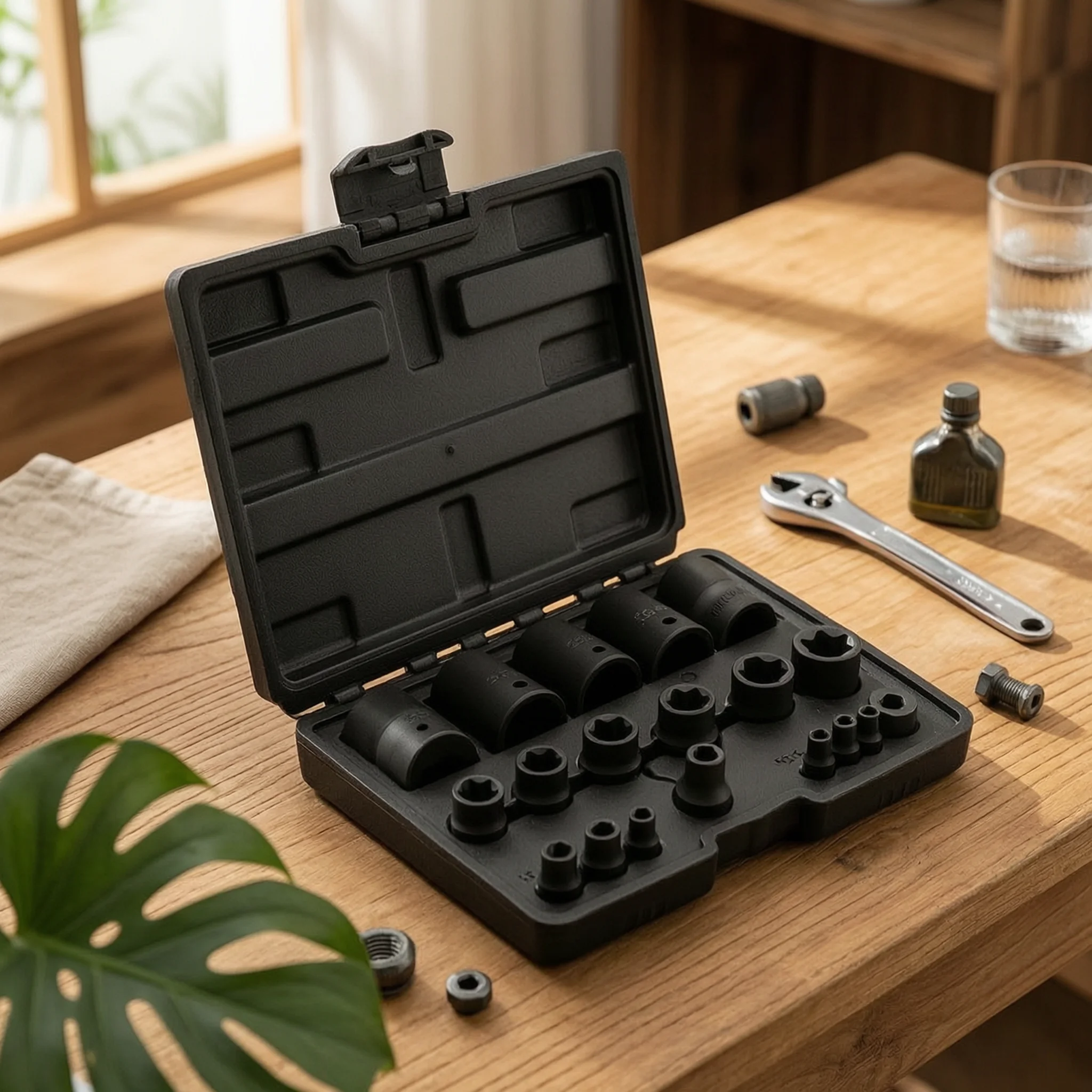19-pieces-socket-tool-set-in-carrying-case-labeled-ep-socket-set-tools-molded-for-mechanics-battery-pack-disassembly