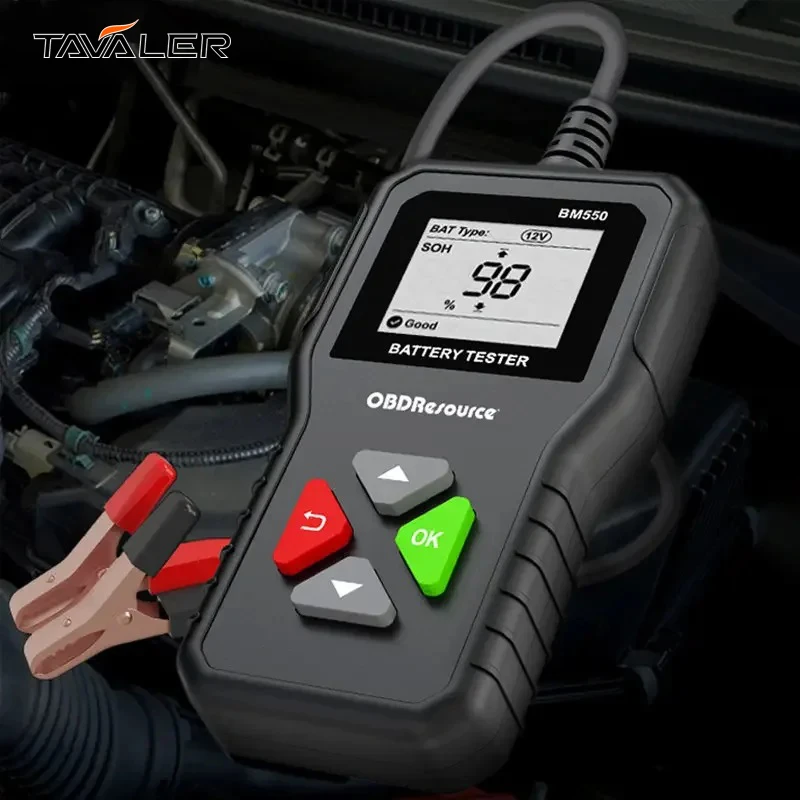 BM550 Auto Motorcycle 6V12V24V Multi-Function Intelligent Digital Display Professional Car Test Diagnostic Instrument Auto Tools