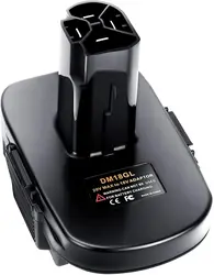 DM18GL battery Adapter For Dewalt/Milwaukee 20V battery Lithium Converter to For Craftsman 19.2V Battery