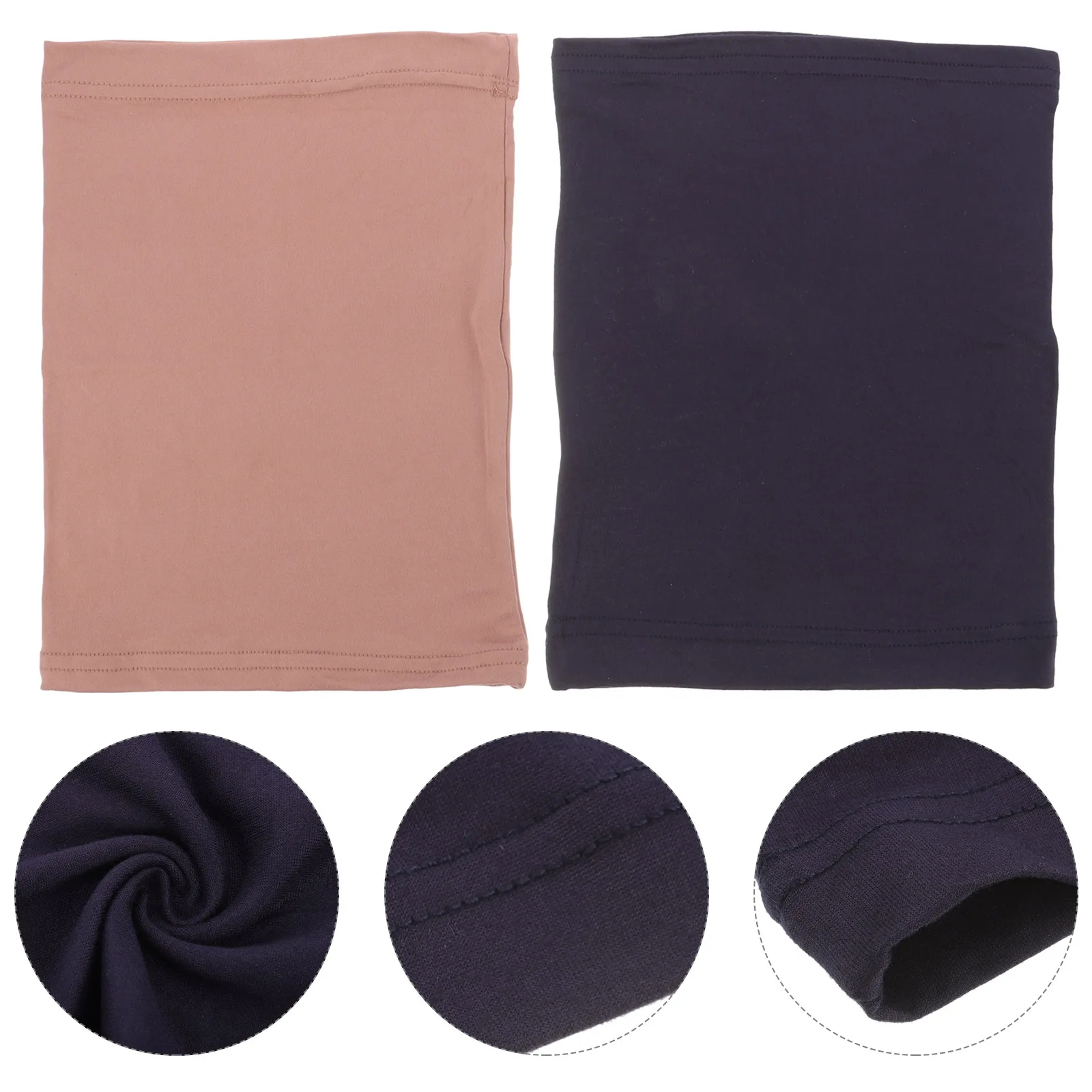 

2Pcs Under Scarf Hat Premium Cotton Breathable Hijab Cap for Women Malaysia Arabic Style Design All Season Wear High Elasticity