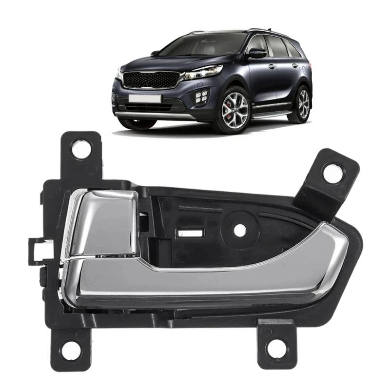 1 Pair Car Left Right Inside Door Handle for 2010-2014 Replace 82610-3W000 82610-3W010 82620-3W000 82620-3W010