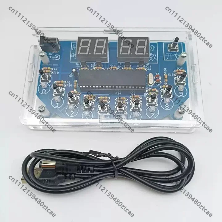51 Microcontroller Whack-A-Mole DIY Kit Electronic Science Project Reaction Speed Tester Educational Electronic Production Parts