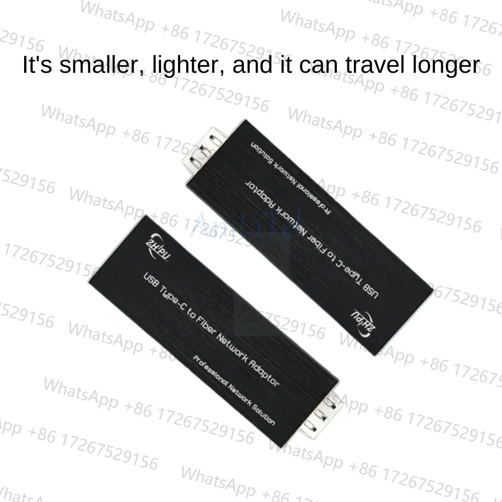 Applicable toUSB C to Fiber Network Adaptor USB3.0 Type C to 100/1000base-X SFP Gigabit Network Card for Windows, macOS
