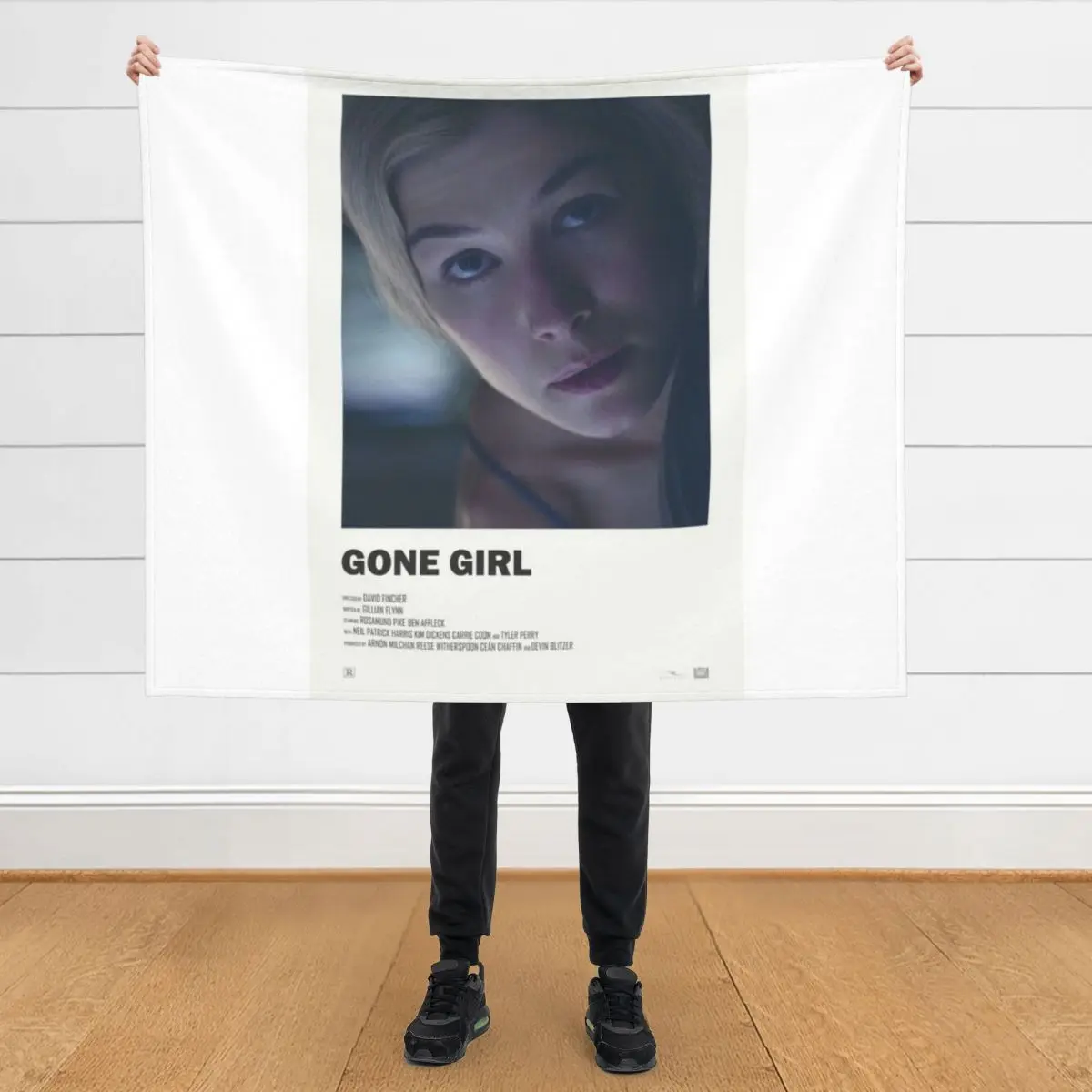 

Gone Girl Movie Poster Throw Blanket sofa bed Sofa Quilt Personalized Gift Sofas Blankets