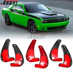 New Style Paddles Shift For Dodge Challenger SRT 2015-2021 Carbon Fiber Car Steering Wheel Paddle Shifter Extension Accessories