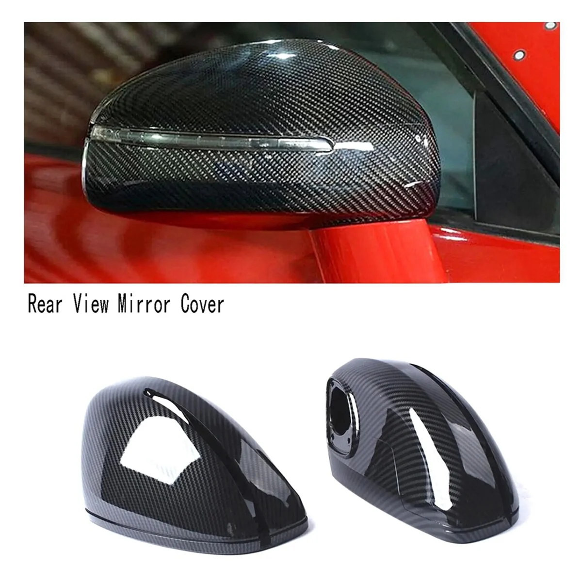 Couvercle de rétroviseur en fibre de carbone LHD, boîtier de rétroviseur, adapté pour TT Coupé, MK1, 2000-2006