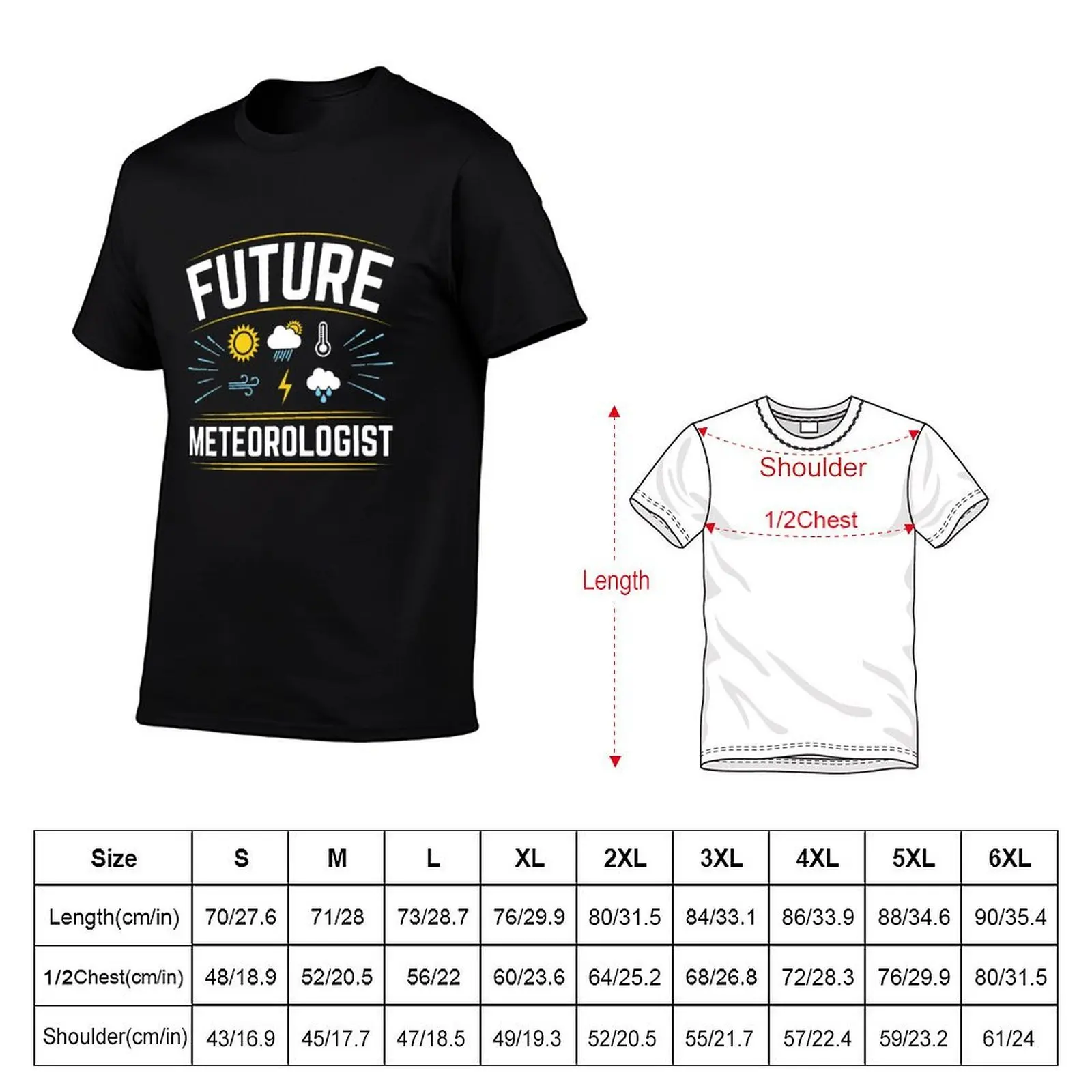 Future Meteorologist T-Shirt quick-drying man clothes Men's t-shirts