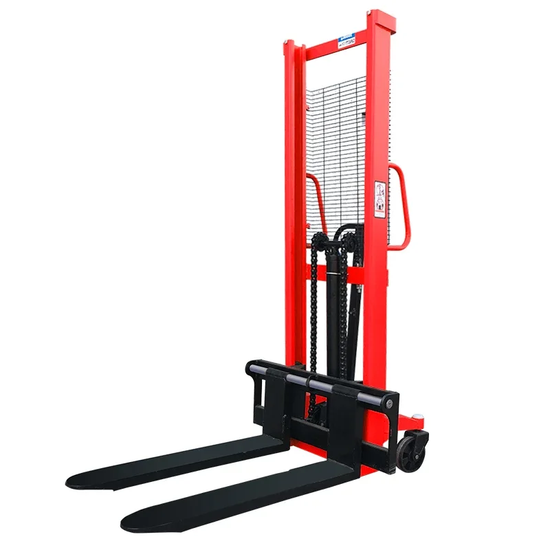 1 ton 2ton manual forklift 500kg 3 ton hydraulic pallet lifter hand forklift truck manual stacker for sale