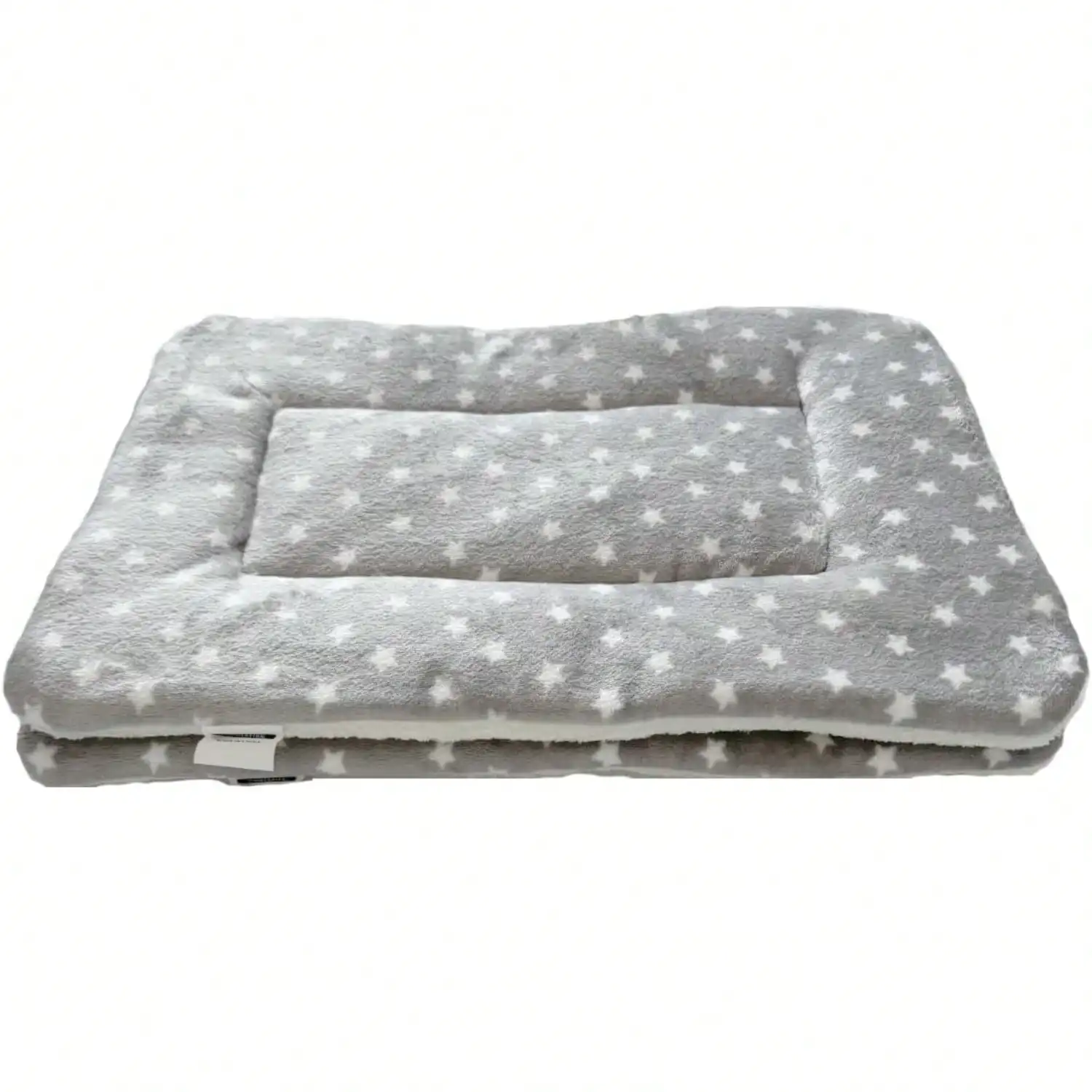 

2 Pcs Ultra Soft Reversible Faux Lambswool Pet Bed Mats With Cute Prints For Small To Medium Dogs And Cats, Machine Washable