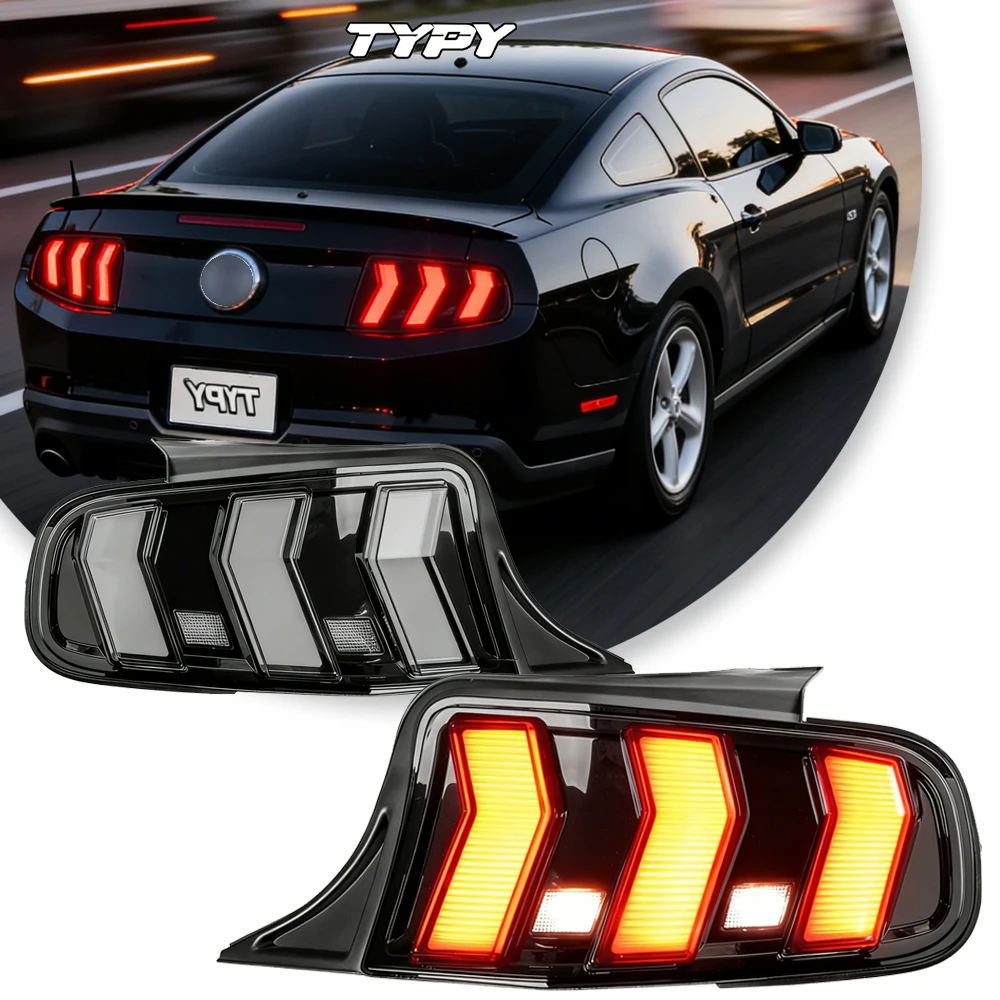 

Premium Smoked Lens Rear Tail Light Assembly, Sequential Indicator, DRL and Brake Lamp, Waterproof Auto Lights Compatible with F
