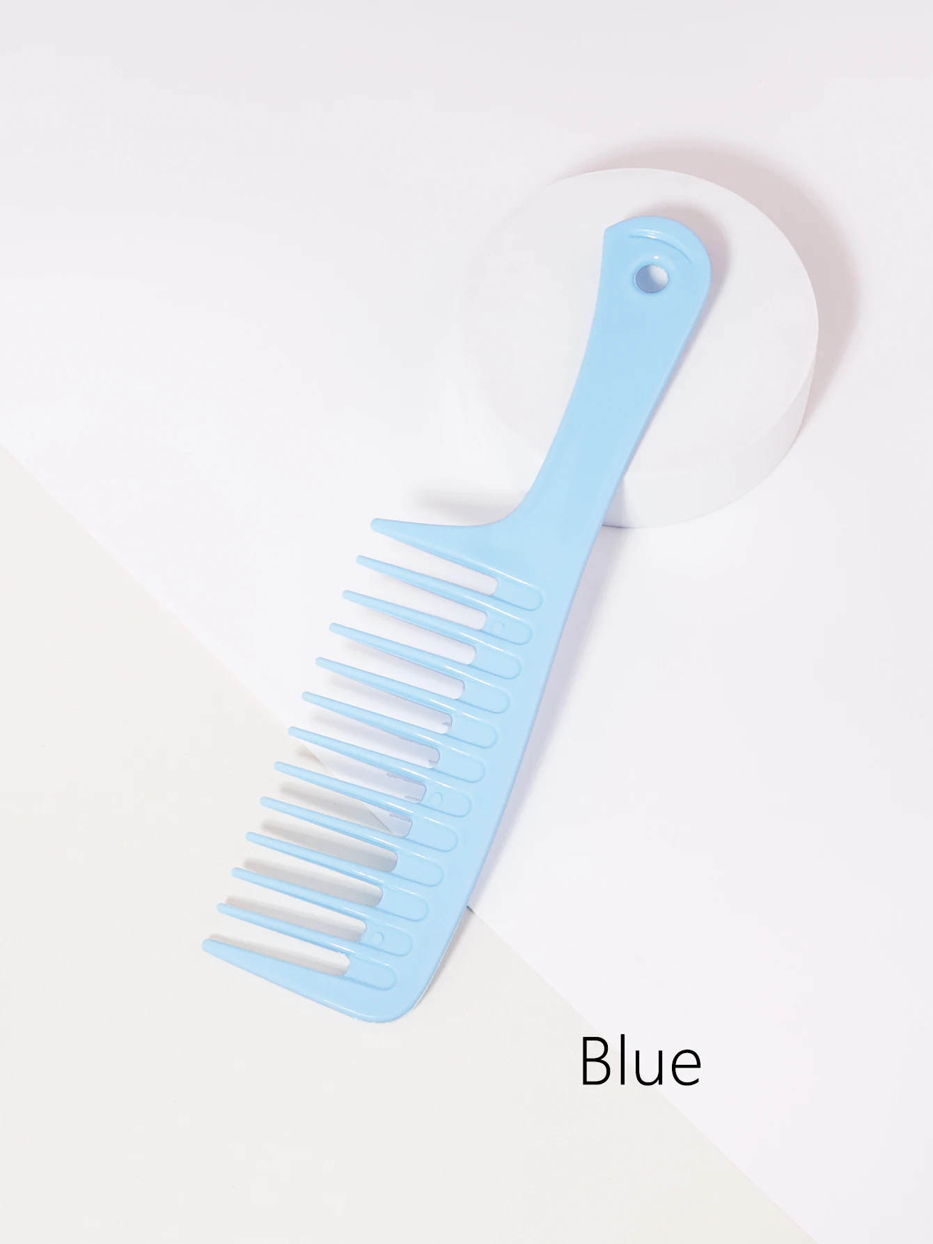 1pcs plastic anti-static wide pointed hair comb heat-resistant curling hair comb professional salon styling comb