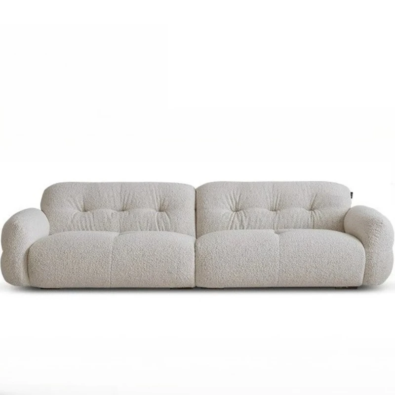 French Cream Style Sofa Modern Simple Living Room Comfortable Trendy Sofas Romantic High Quality Luxury Divano Home Furniture