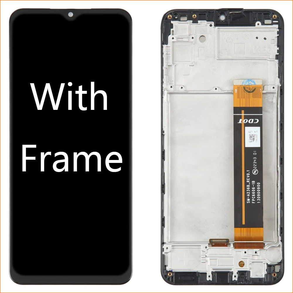 Dla Samsung Galaxy A23 5G wyświetlacz LCD SM-A236B/DS A236U A236B/DSN ekran dotykowy Digitizer a23 5g wymiana ekranu LCD