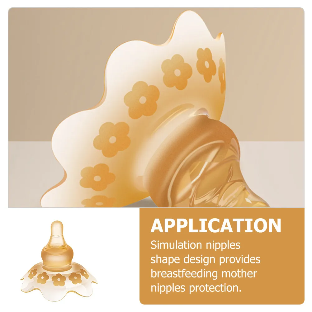 

Силиконовые накладки для груди при грудном вскармливании, защита для плоских или втянутых сосков, дизайн с перекрестными отверстиями, изогнутая перегородка, легко чистятся.