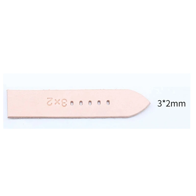 Leather Punch Tool Craft Strap Oval Hole Punch Stitching Eyelet Removable Chisel