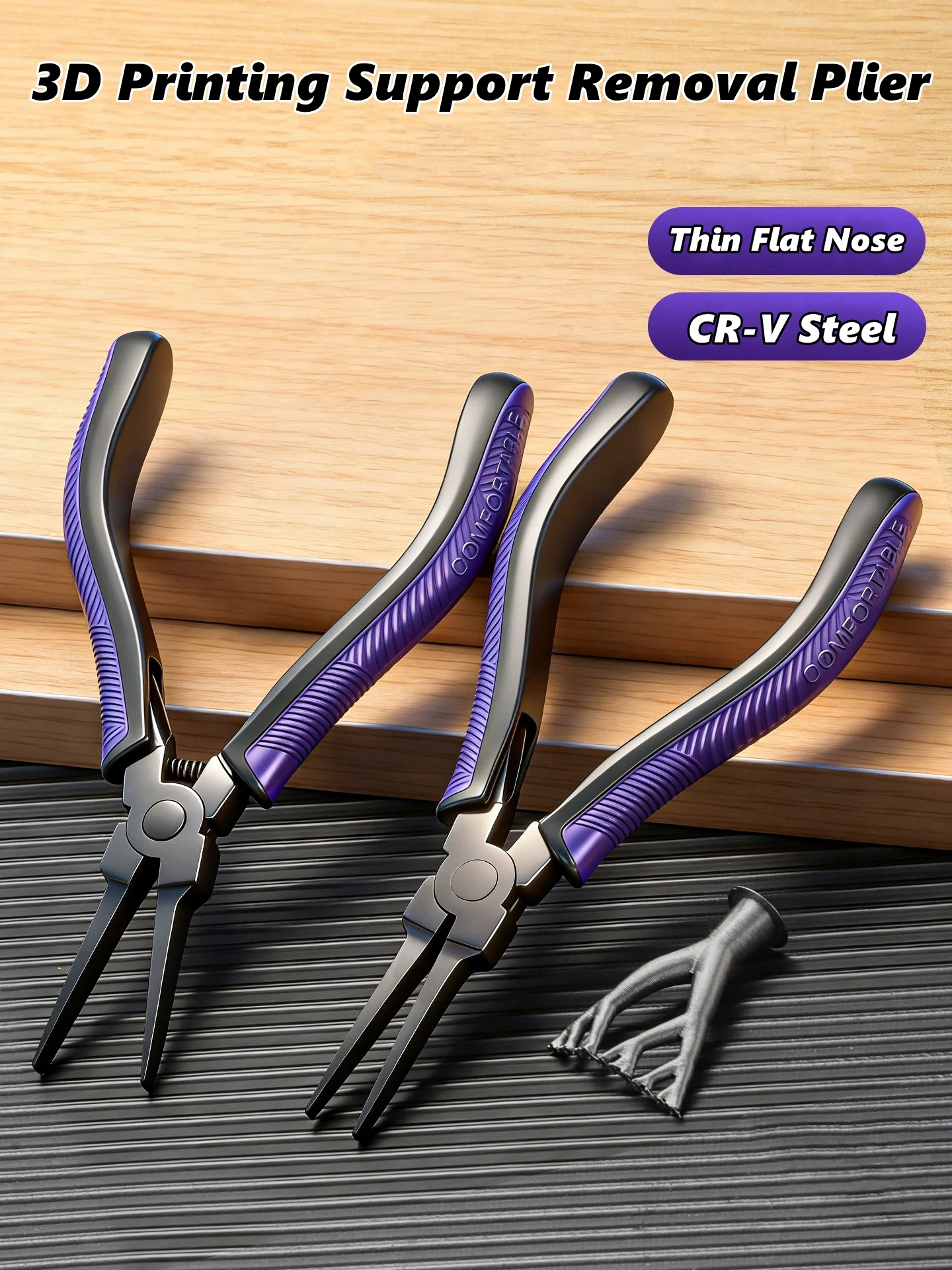 Multifunction Toothless Flat Nose Pliers Thin Flat Nose Tongs For Electronic Jewelry Making DIY Manual Pliers for Jewelry Repair