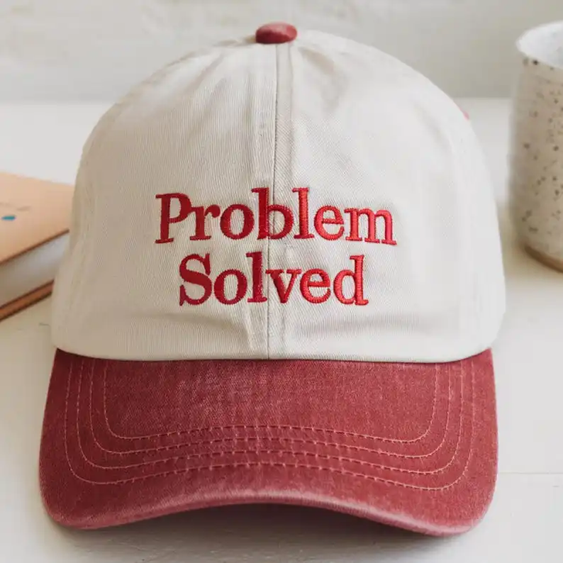 문제 해결 모자, 자수 모자, 호러 할로윈 야구 모자