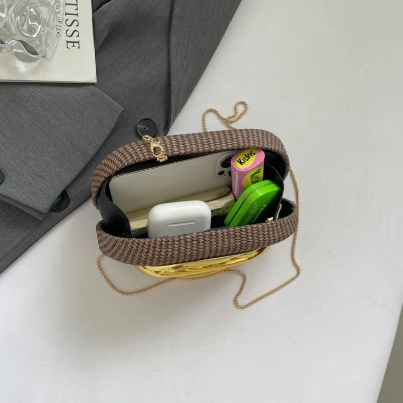 حقيبة ماسنجر للسيدات مصنوعة من الجلد المطبوع بالجلي، كاجوال باريس، أنيقة ومريحة للاستخدام اليومي #4