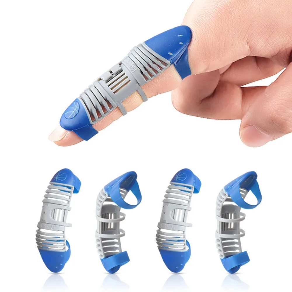 Finger Splint Adjustable Finger Support Protective Brace Basketball Volleyball Support Protector Hollow Out Type Finger Sleeve