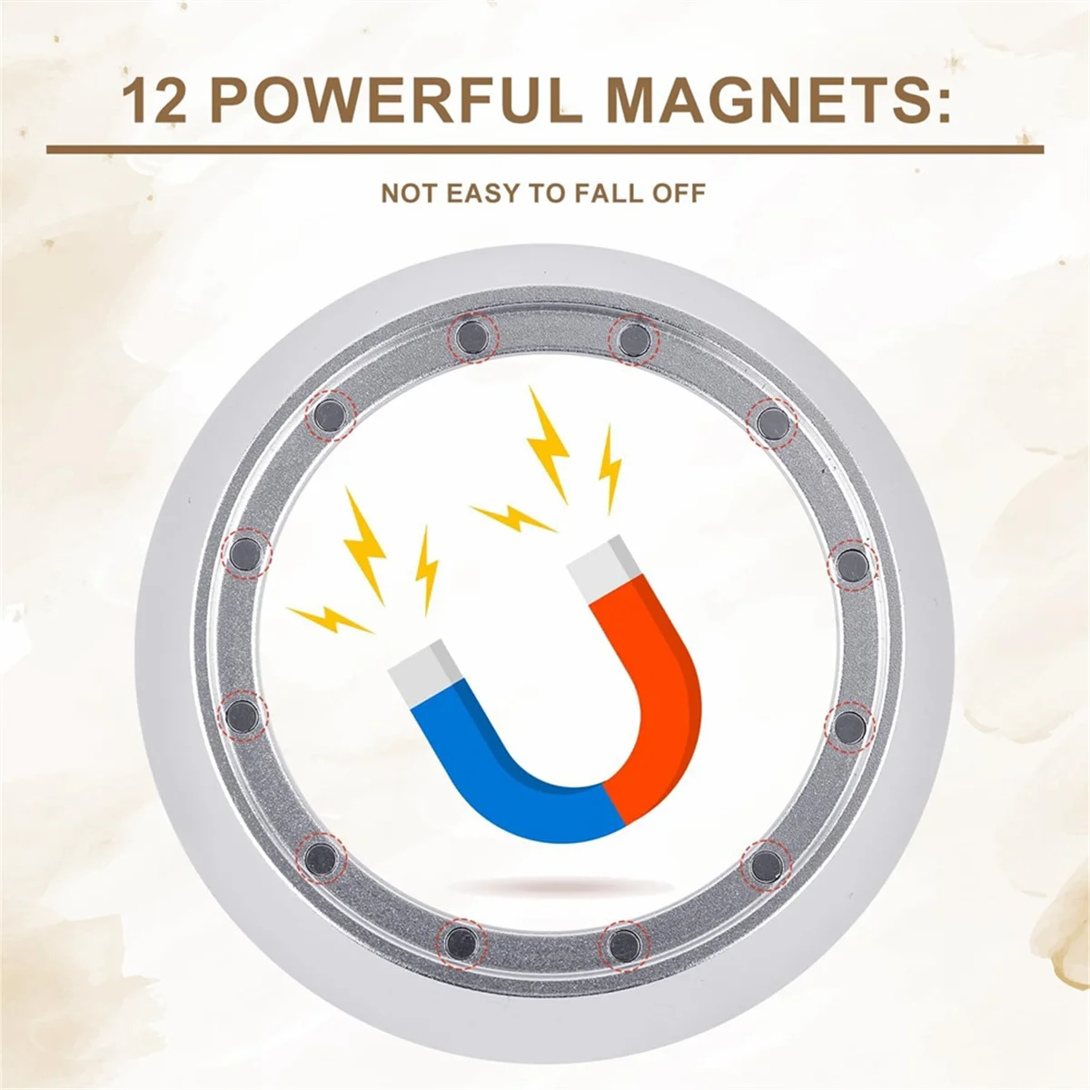 12 Magnetic Dosing Funnel Set,58mm Espresso Dosing Funnel Puck Screen Kit Aluminum Portafilter Funnel with 2 Filter