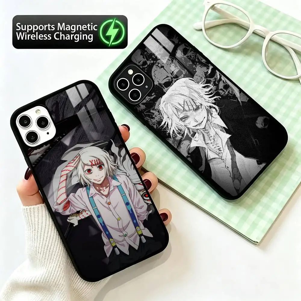 Juuzou Suzuya T-Tokyo Ghouls Phone Case For iPhone17,16,15,14,13,12,11 Plus,Pro Allows magnetic wireless charging