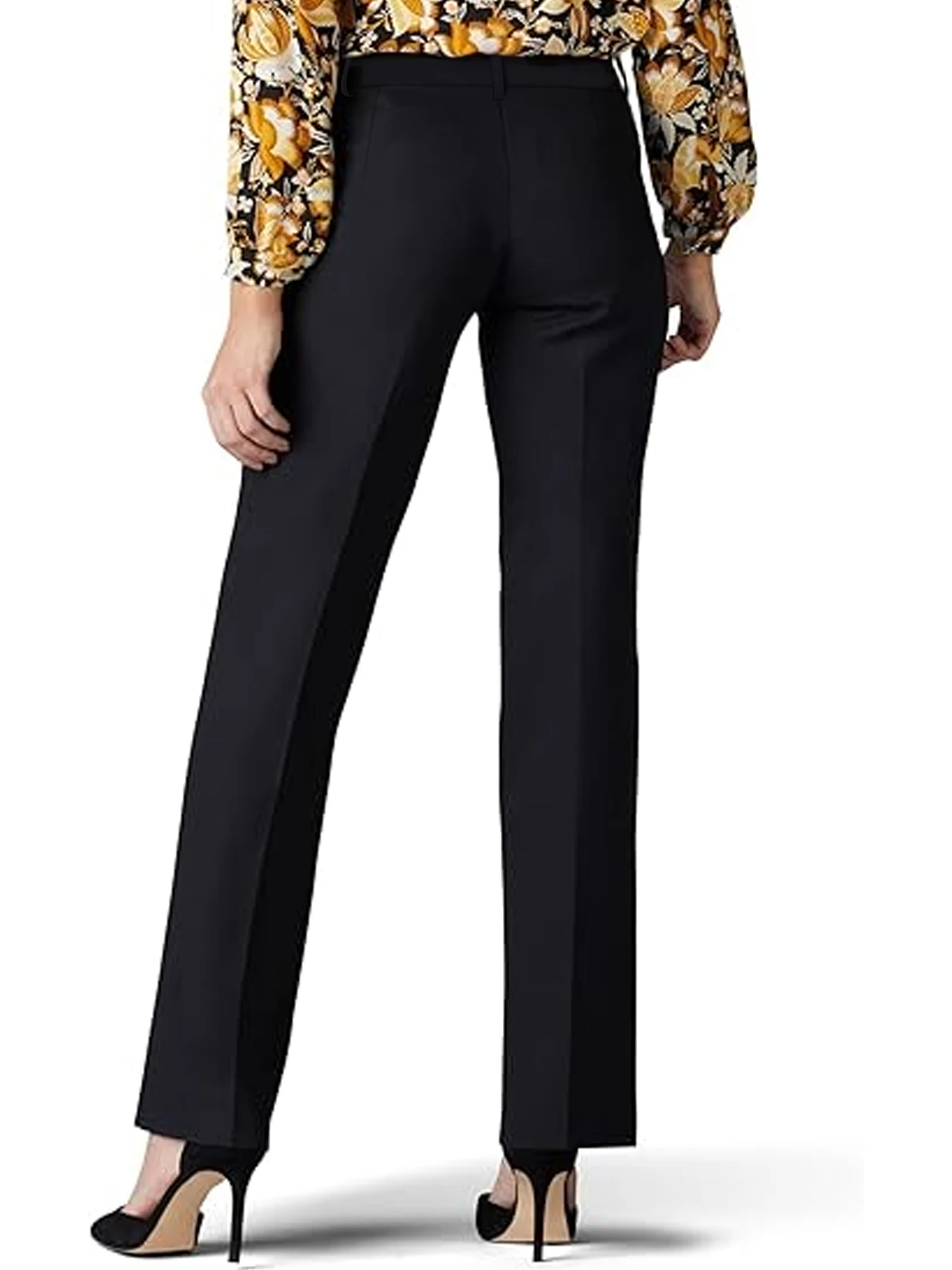 Printemps été femmes décontracté classique noir jambe droite costume pantalon trajet intelligent polyvalent pantalon nouvelle mode bureau porter