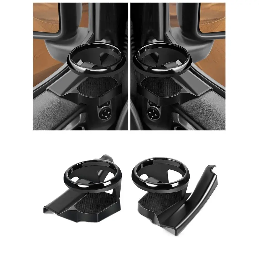

Door Cup Holder Compatible with 2018Present Jeep Wrangler JL 4XE amp Gladiator JT, Supports Cup amp Bottles Up to 30 oz Size, Ex