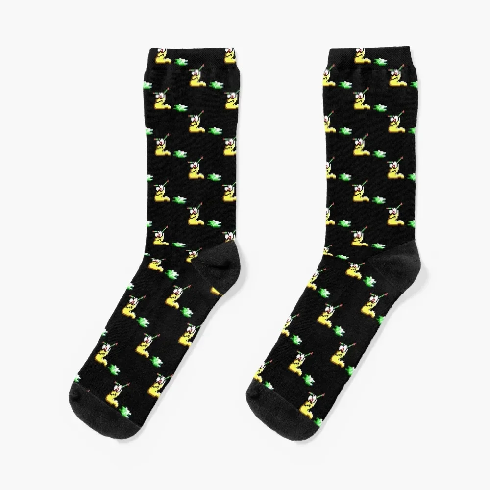 

Commander Keen 4 Snail Socks hip hop floral basketball Boy Socks Women's